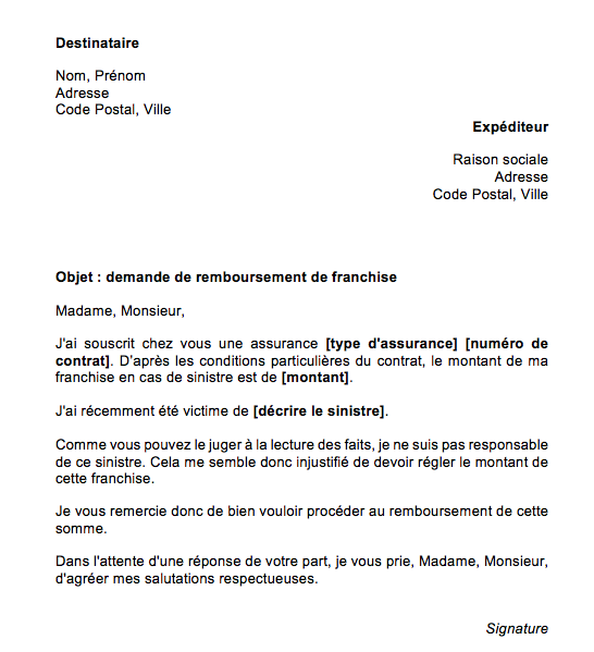 Demande de remboursement de tva justificatif