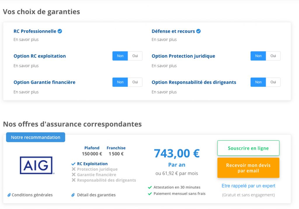 Assurance Locaux Professionnels Prix