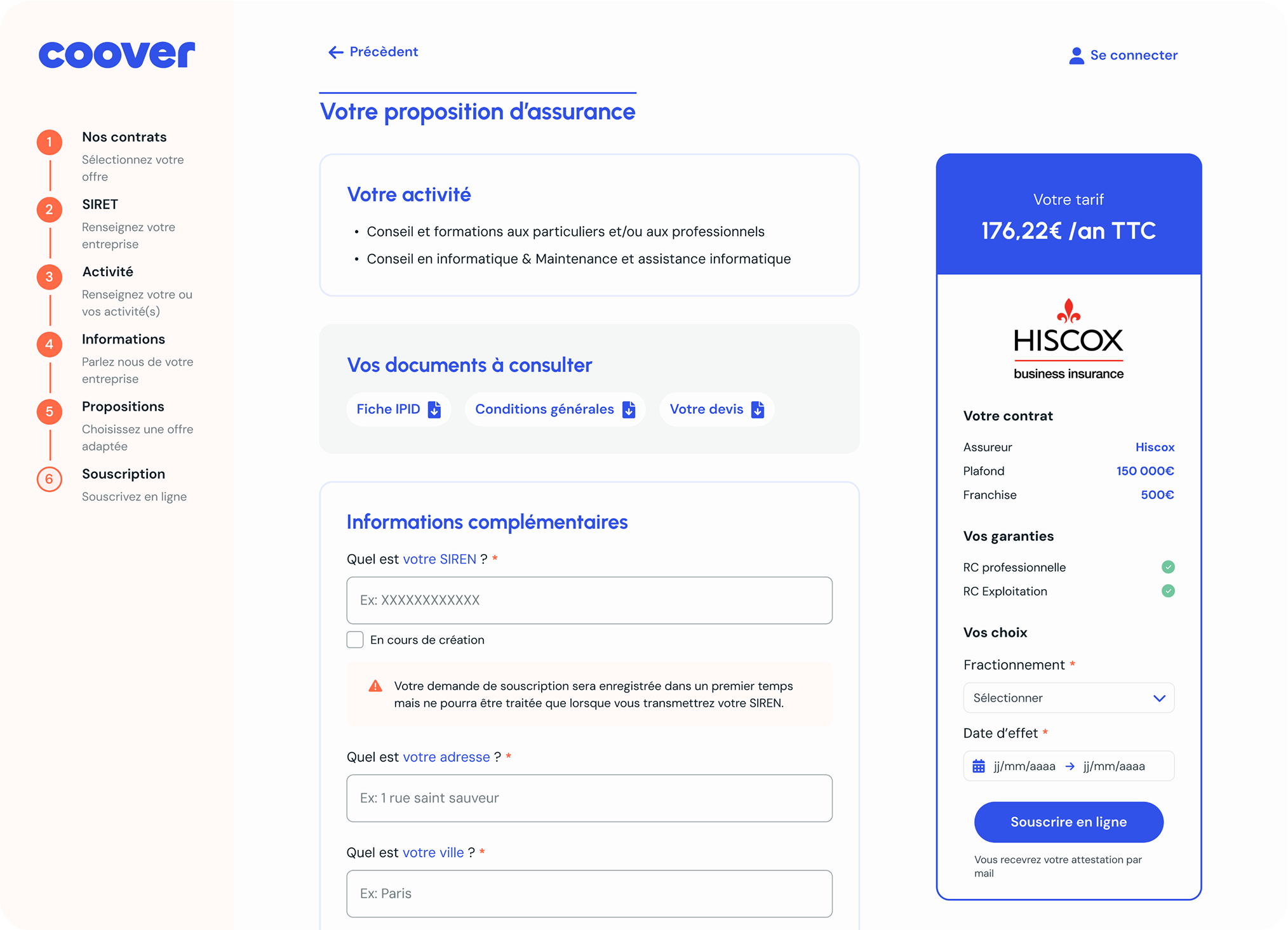 Webapp Souscription 1